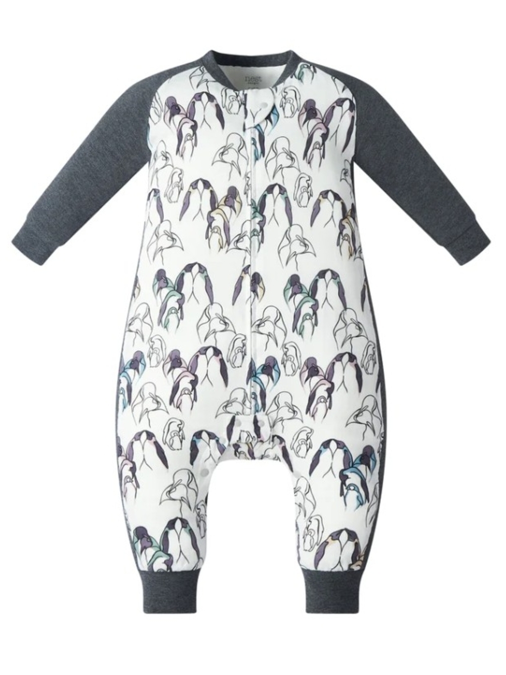 Nest Design 'Penguin Love' Print Sleep Suit Medium